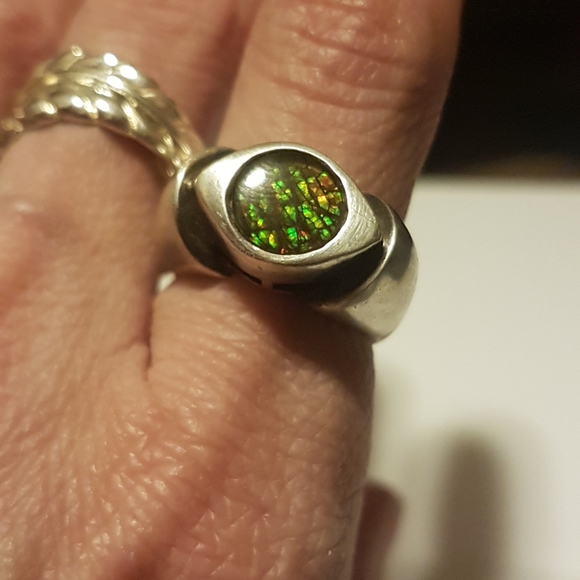 ●sale●Ammolite Ring - Picture 3 of 15